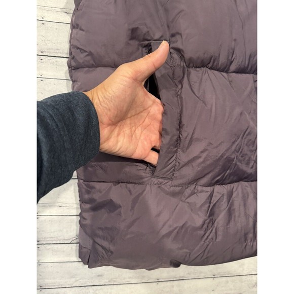 Free People FP Movement In A Bubble Puffer Vest Womens Sz L Oversized Purple - Picture 6 of 14